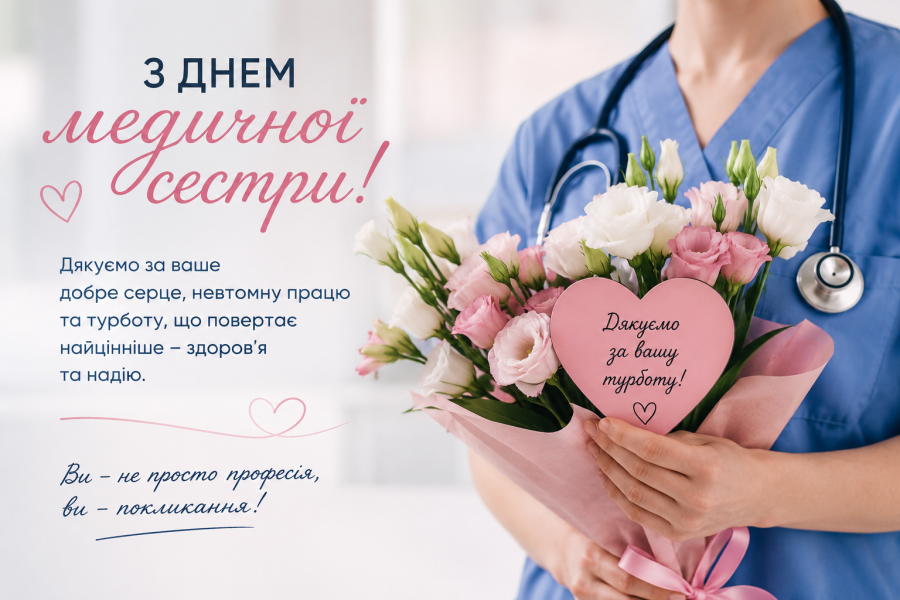 З Днем медичної сестри!